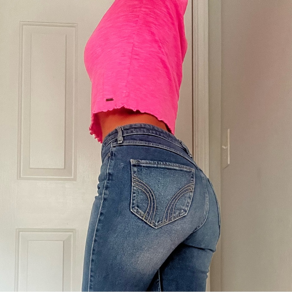 Hollister Crop Top Barbie Pink 💖